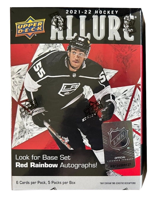 2021-22 Upper Deck Allure NHL Hockey Trading Cards Blaster Box | Exclusive 2005 Shield Parallel!
