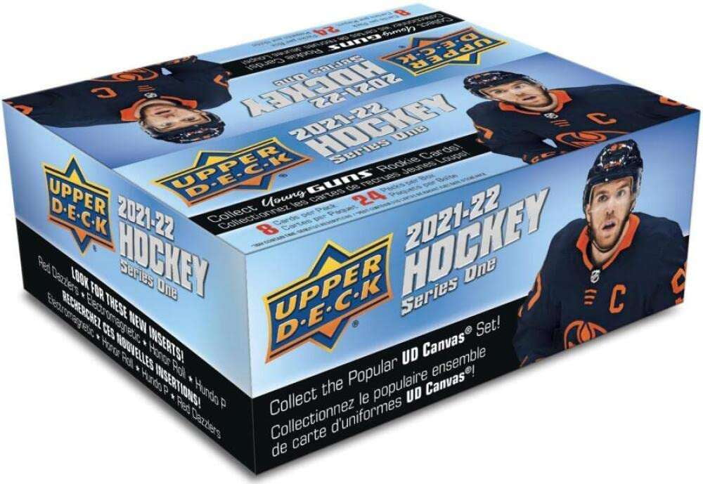 2021-22 Upper Deck Series 1 Hockey Retail 24-Pack Box