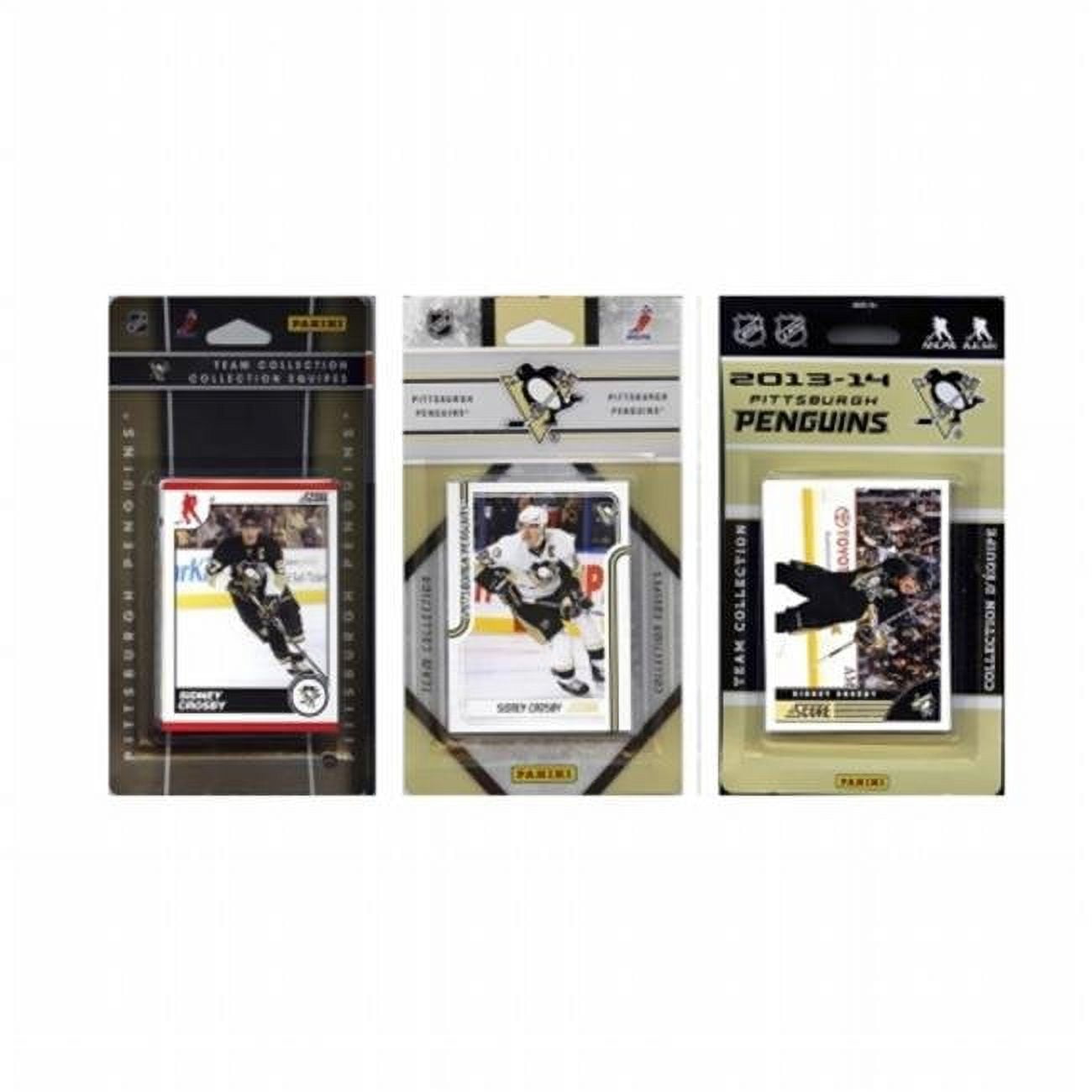 CandICollectables PENGUINS313TS NHL Pittsburgh Penguins 3 Different Licensed Trading Card Team Sets