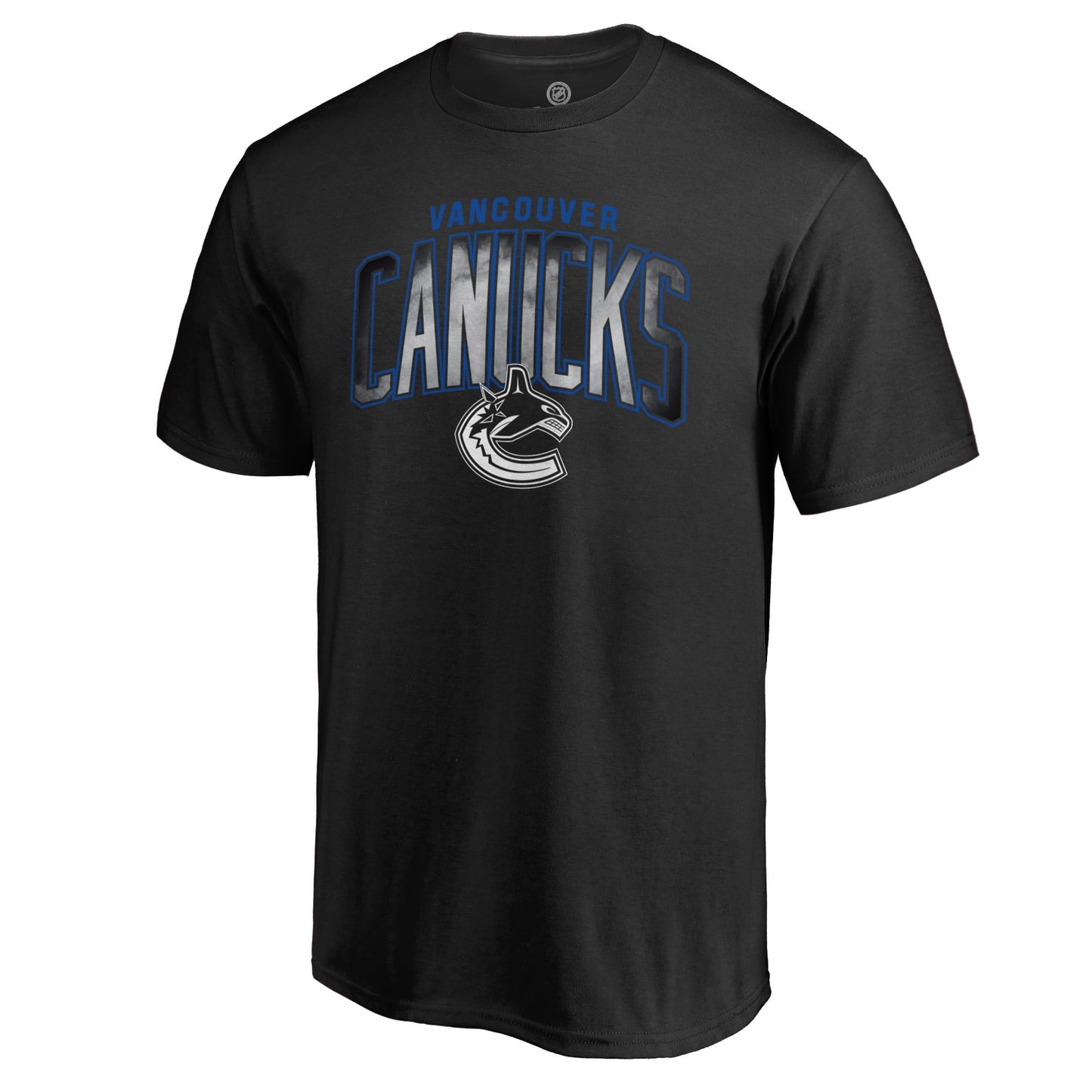 Men's Fanatics Branded Black Vancouver Canucks Arch Smoke T-Shirt