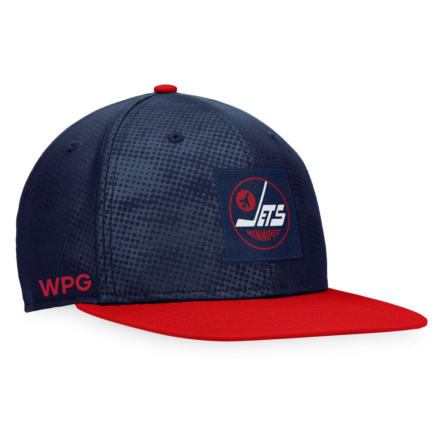 Men's Fanatics Branded Navy/Red Winnipeg Jets Authentic Pro Alternate Logo Snapback Hat - OSFA
