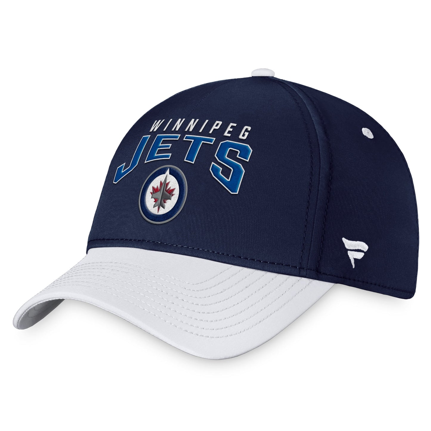 Men's Fanatics Branded Navy/White Winnipeg Jets Fundamental 2-Tone Flex Hat