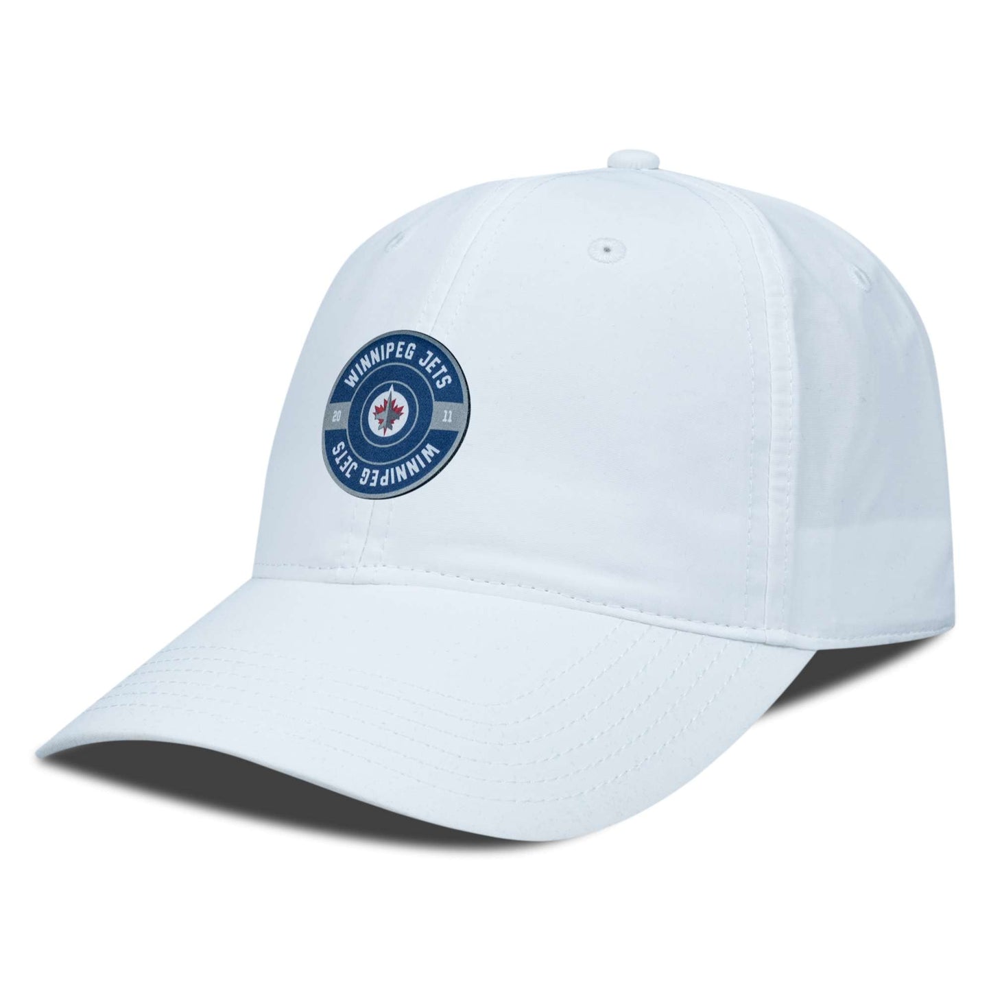 Men's Levelwear White Winnipeg Jets Crest Adjustable Hat - OSFA