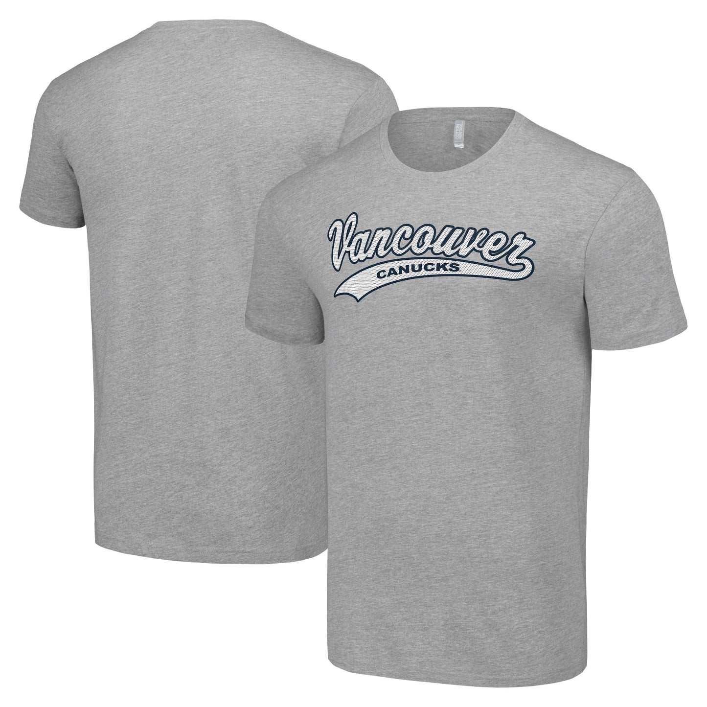 Men's Starter Heather Gray Vancouver Canucks Tailsweep T-Shirt