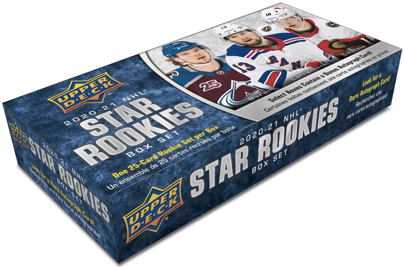NHL 2020-21 Star Rookies Hockey Trading Card Box Set (25 Cards)