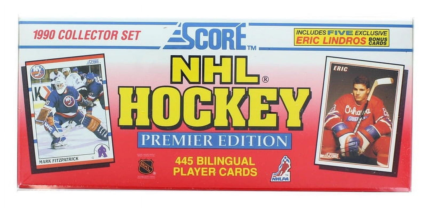 Score SCO-72400-B-C NHL 1990-91 Score Hockey Bilingual Factory Set | 445 Cards