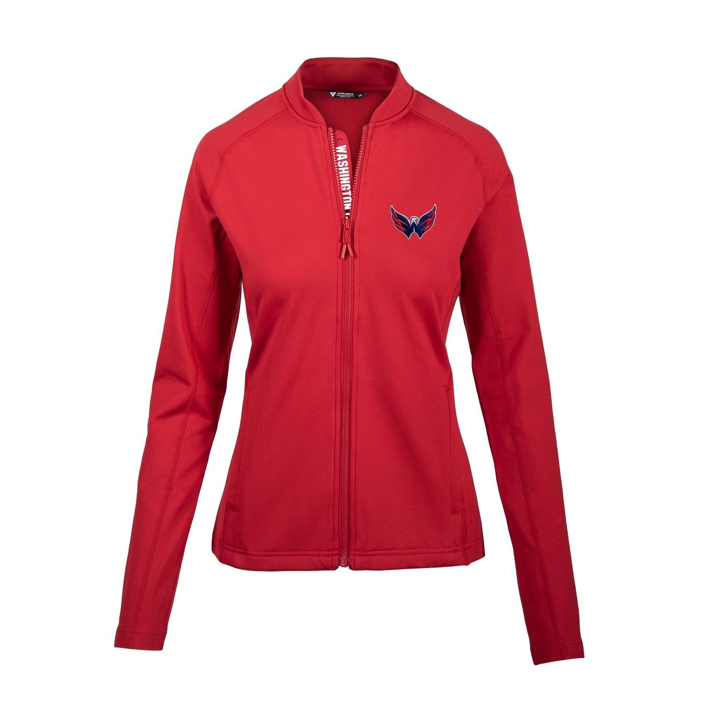 Women's Levelwear Red Washington Capitals Ezra Icon Mantra Full-Zip Jacket