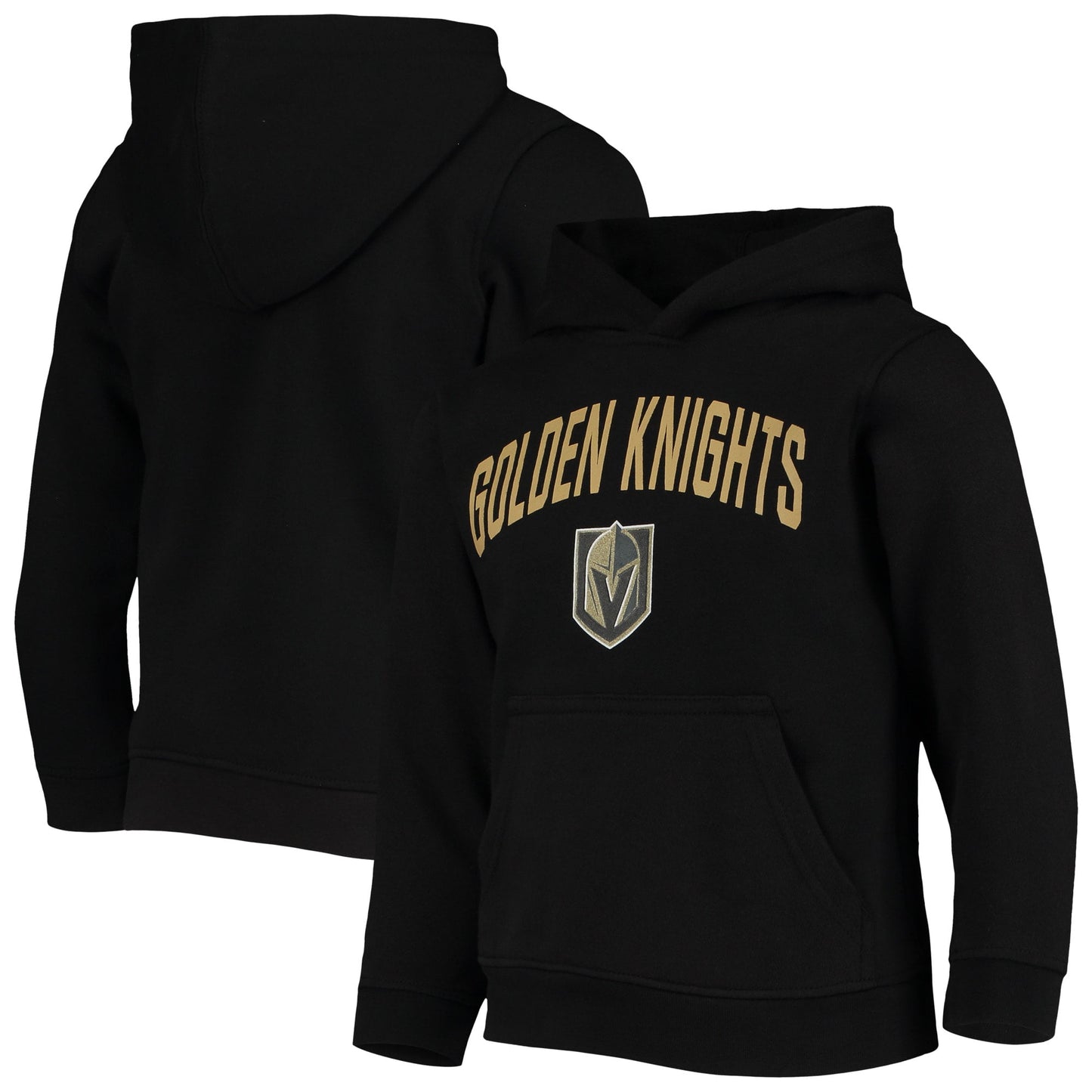 Youth Black Vegas Golden Knights Pullover Hoodie